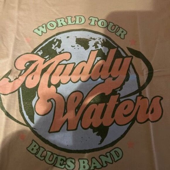 Muddy Waters Blues Band‎ World Tour Recycled Karma women T-Shirt Medium - Picture 3 of 7